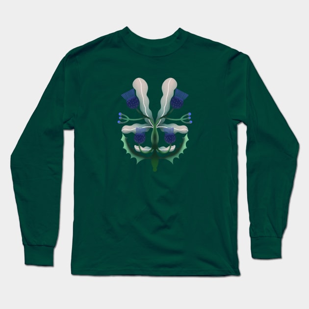 Cornflower botanical Long Sleeve T-Shirt by Pacesyte